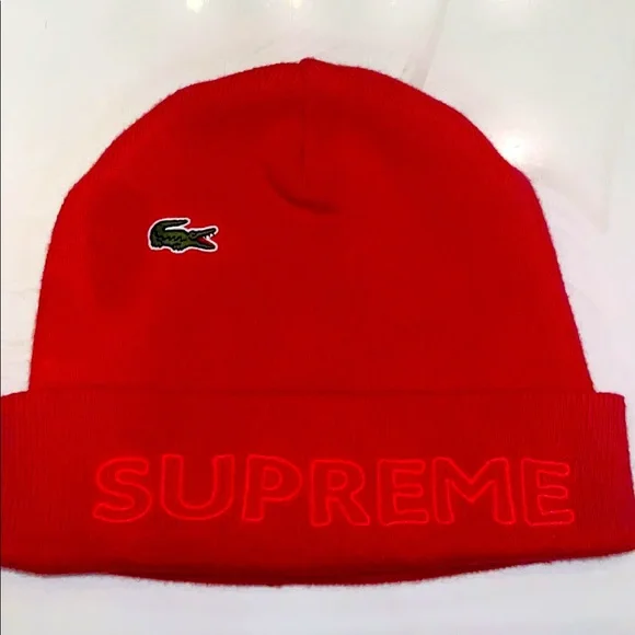 supreme ラコステビーニー 【公式通販】